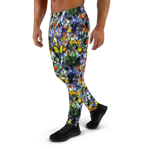 Neon Still Life on a Men's Joggers