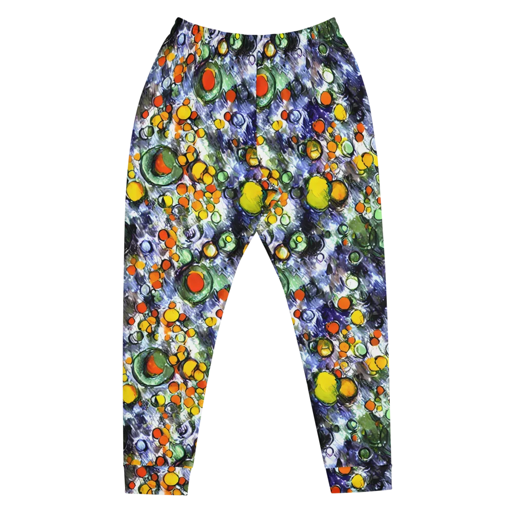 Neon Still Life on Men's Joggers — Front