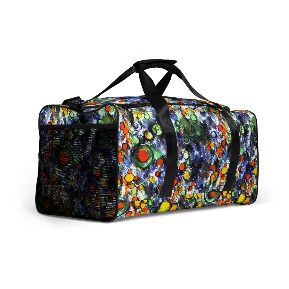 Neon Still Life on Duffle Bag — Right Front