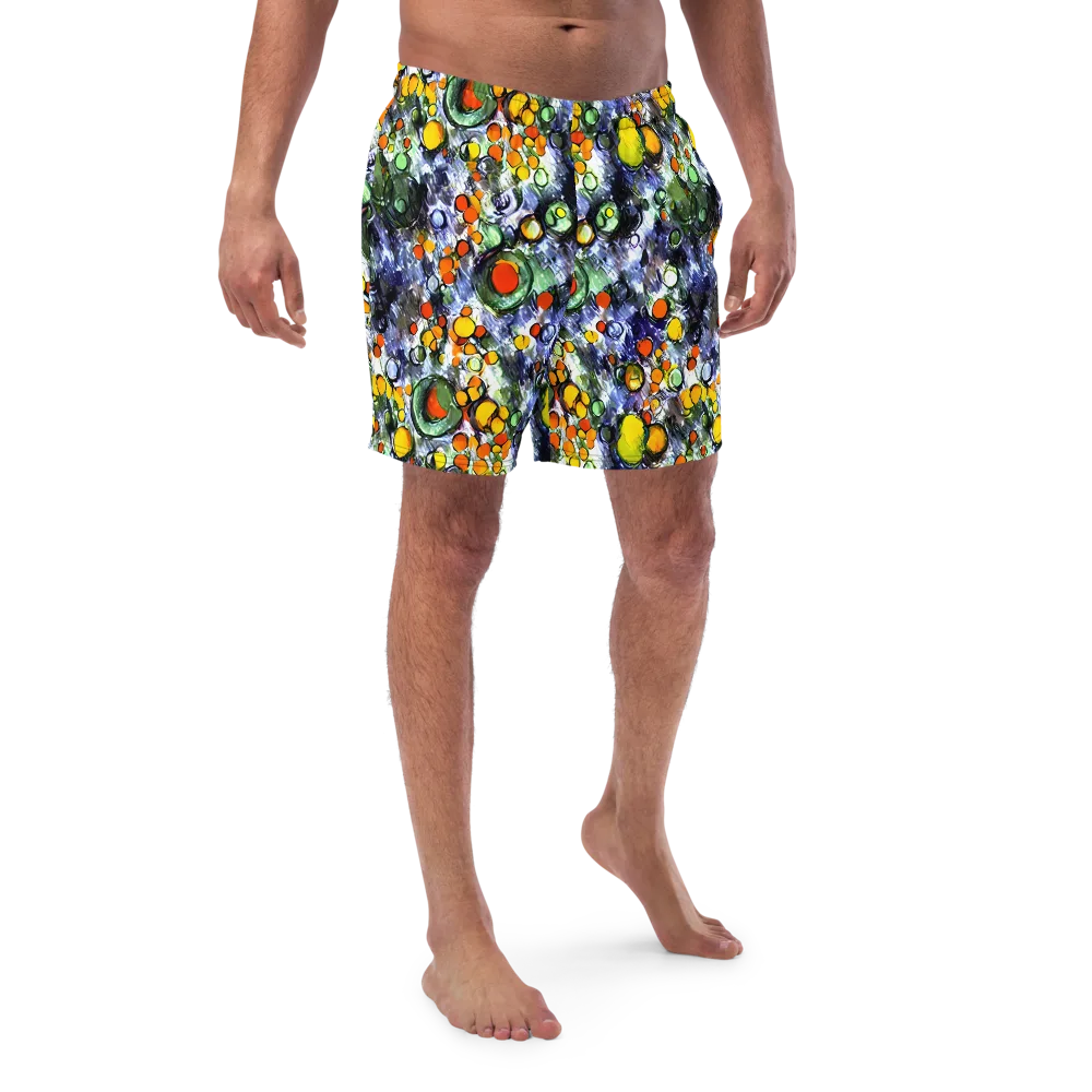 Neon Still Life on Swim Trunks — Front
