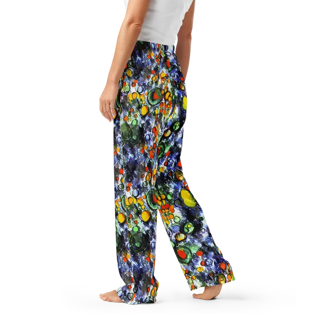 Neon Still Life on Women's Pajama Pants — Left