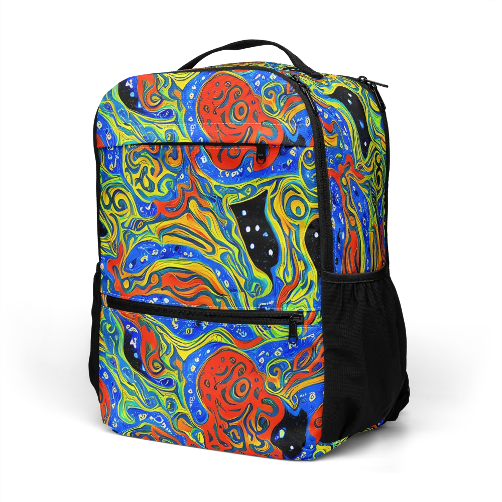 Psychic Sea on Utility Backpack — Left Front