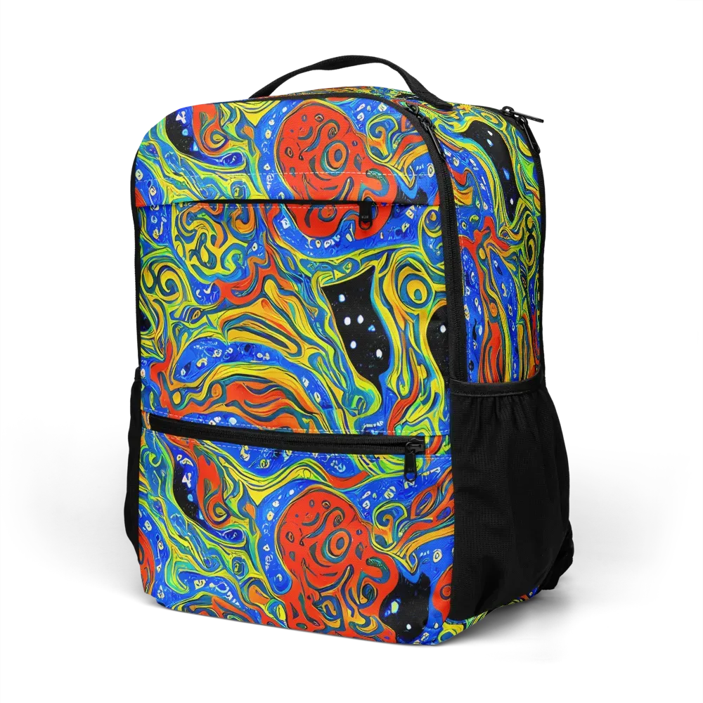Psychic Sea on Utility Backpack — Left Front