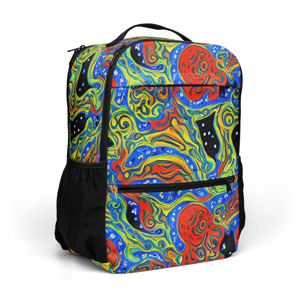 Psychic Sea on Utility Backpack — Right Front