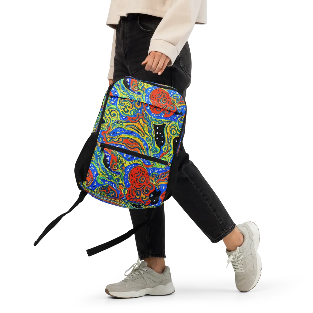 Psychic Sea on Utility Backpack — Front