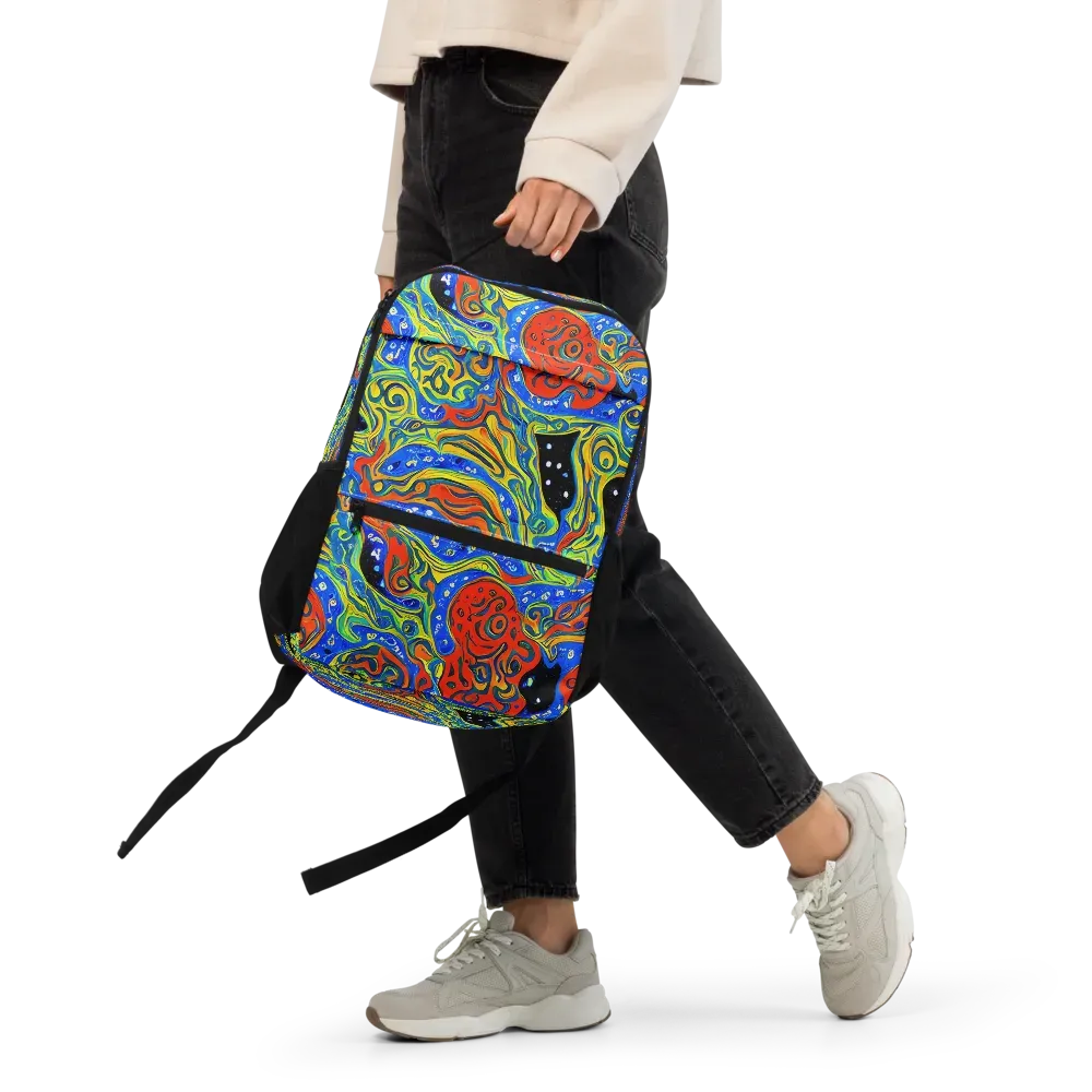 Psychic Sea on Utility Backpack — Front