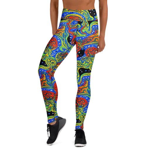 Psychic Sea on a Yoga Leggings