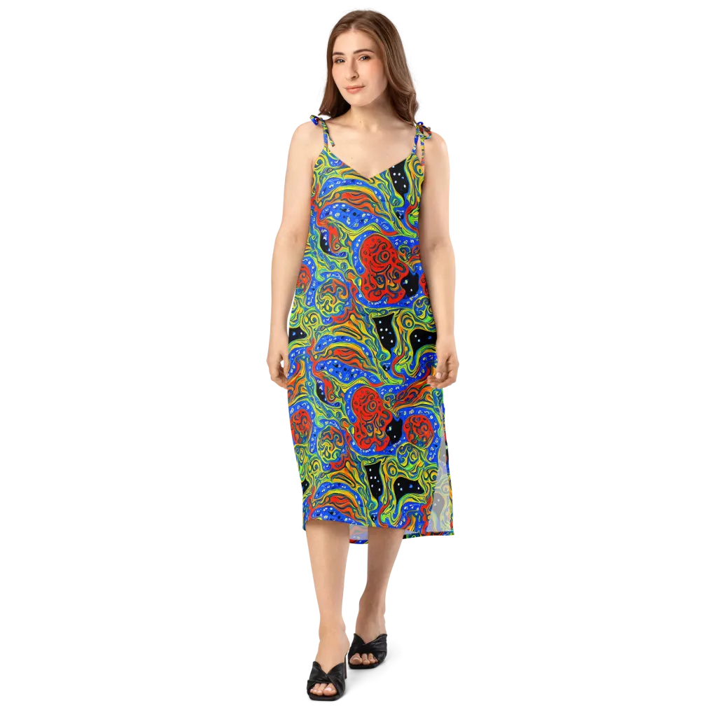 Psychic Sea on Slip Dress — Front