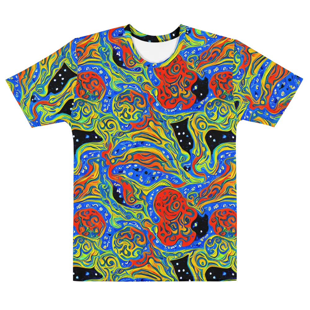 Psychic Sea on Men's Cotton Crew Neck T-Shirt — Front