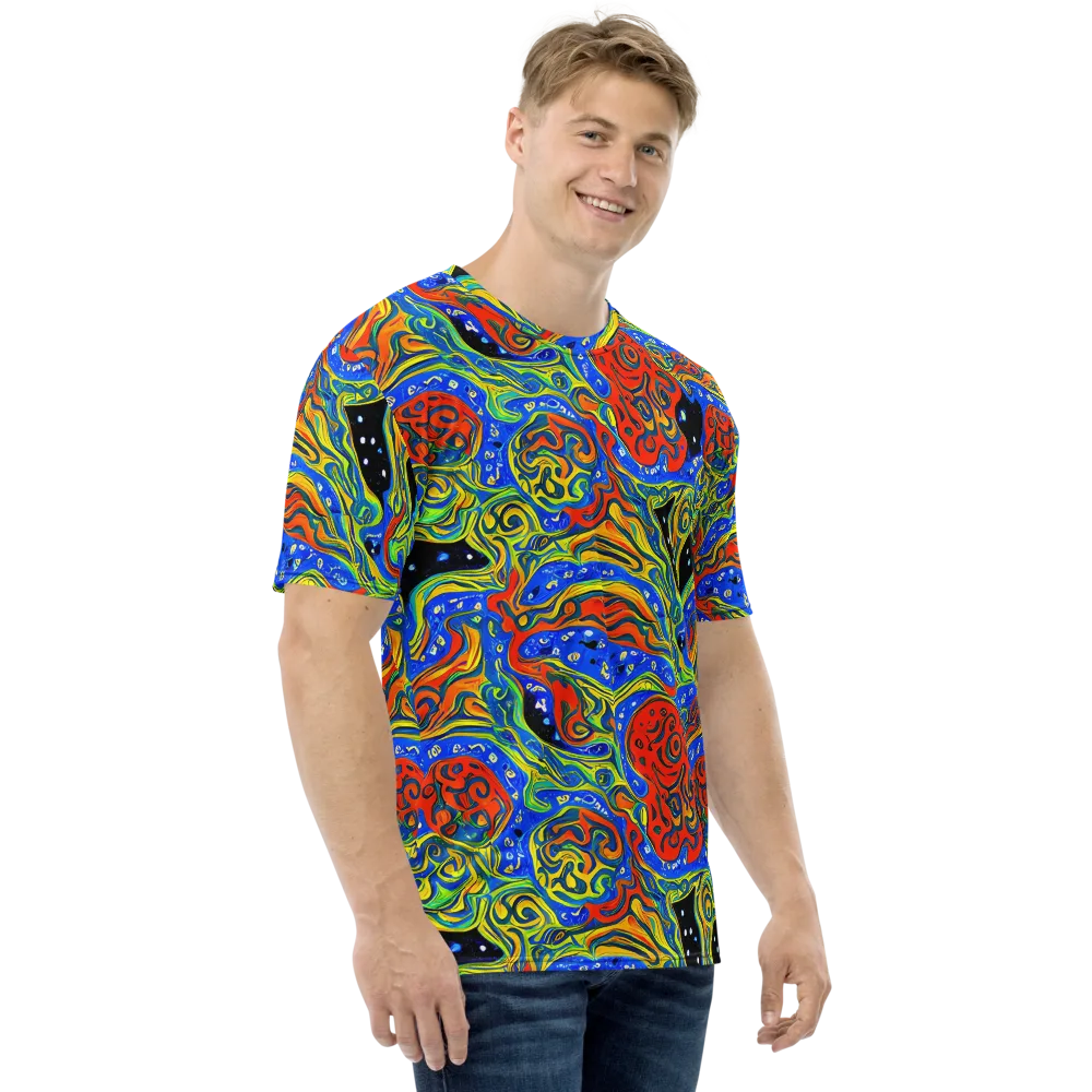 Psychic Sea on Men's Crew Neck T-Shirt — Right