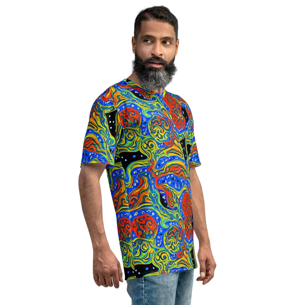 Psychic Sea on Men's Crew Neck T-Shirt — Right