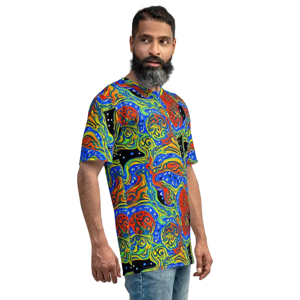Psychic Sea on Men's Crew Neck T-Shirt — Right