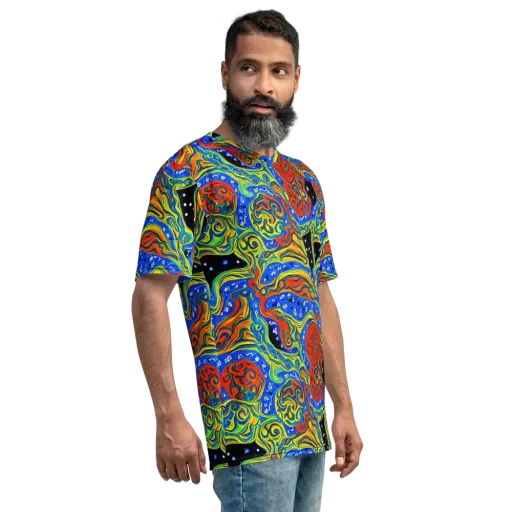Psychic Sea on a Men's Crew Neck T-Shirt