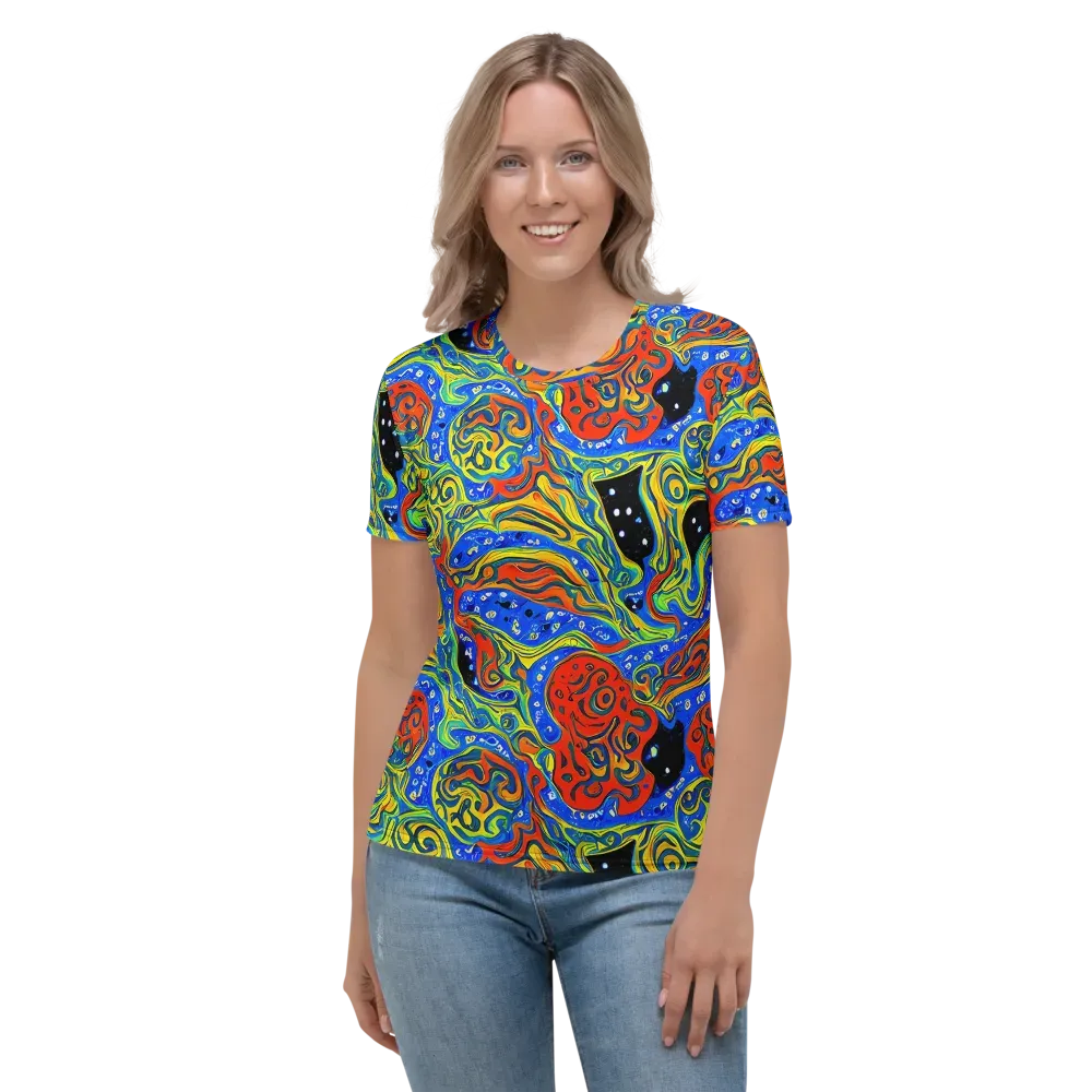 Psychic Sea on Women's Crew Neck T-Shirt — Front