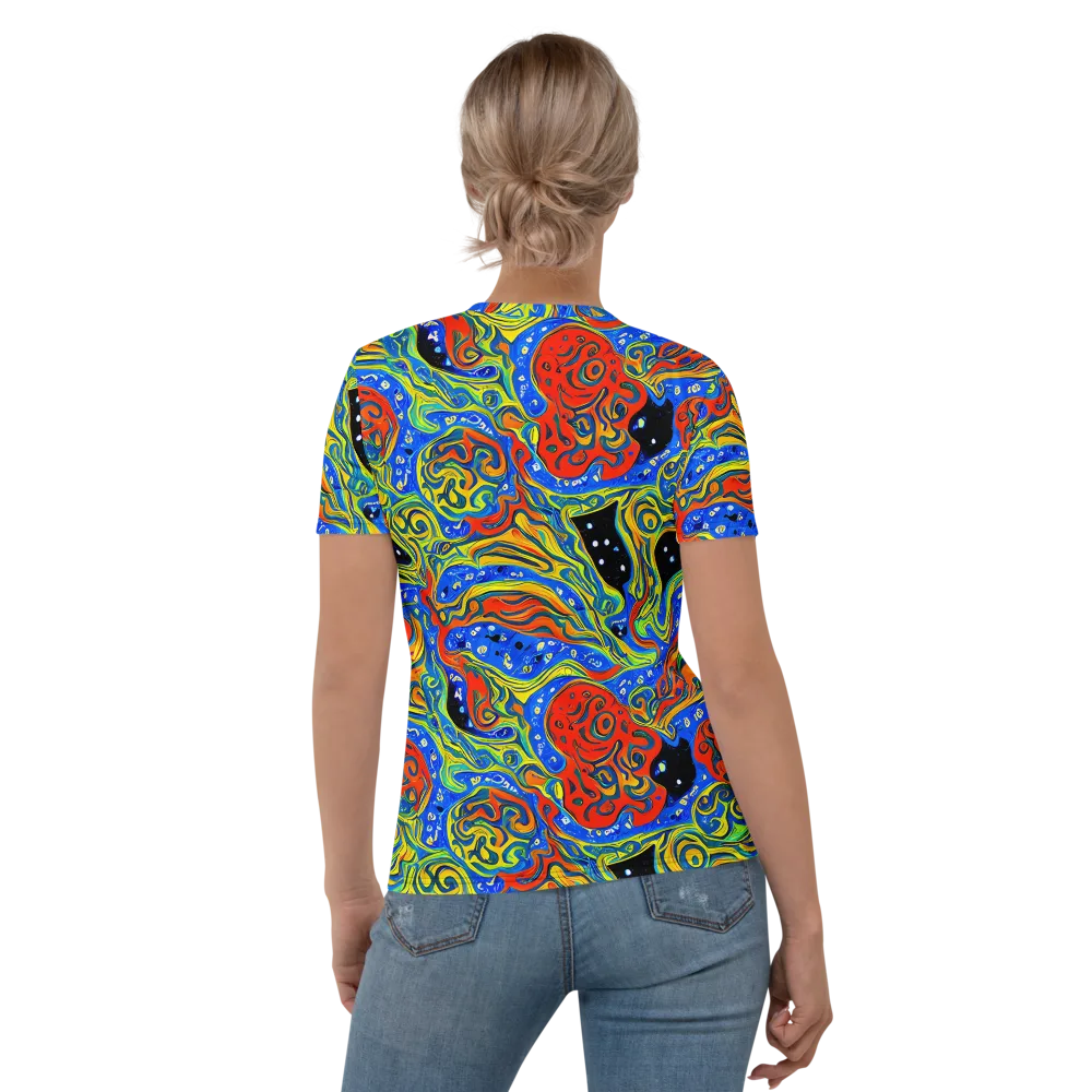 Psychic Sea on Women's Crew Neck T-Shirt — Back