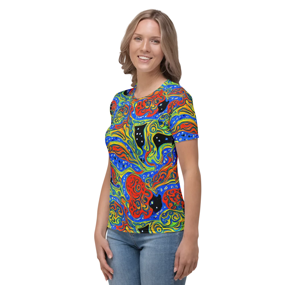 Psychic Sea on Women's Crew Neck T-Shirt — Left