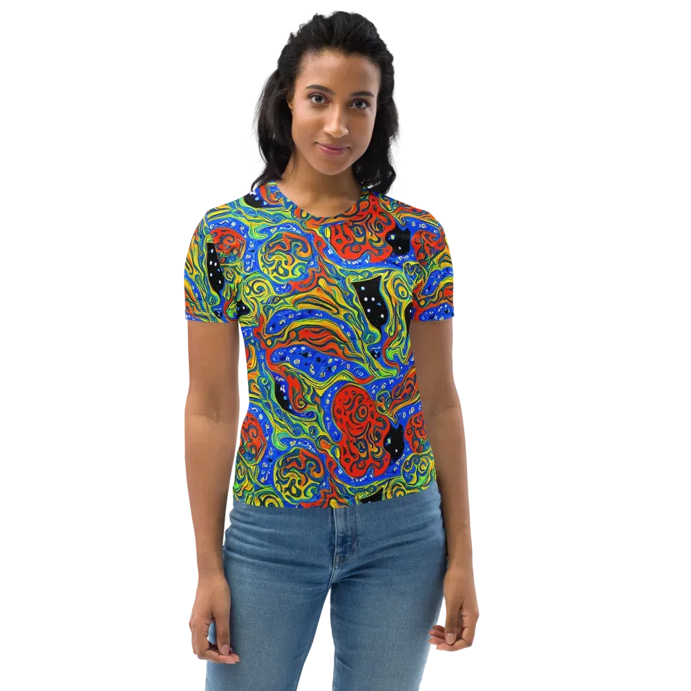 Psychic Sea on Women's Crew Neck T-Shirt — Front