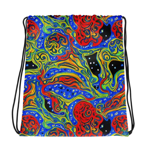 Psychic Sea on a Drawstring Bag