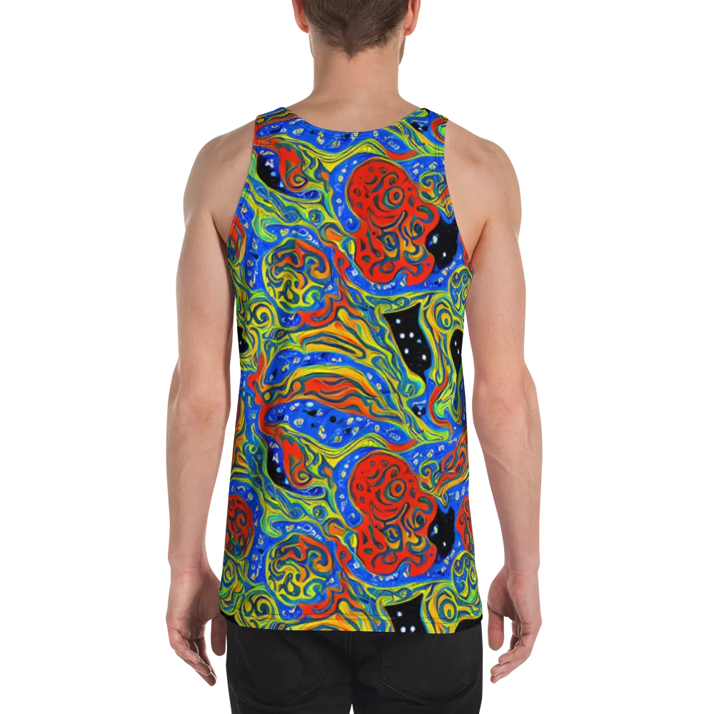 Psychic Sea on Men's Tank Top — Back
