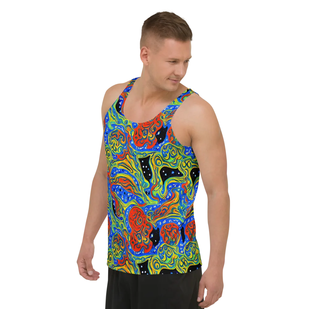 Psychic Sea on Men's Tank Top — Left Front