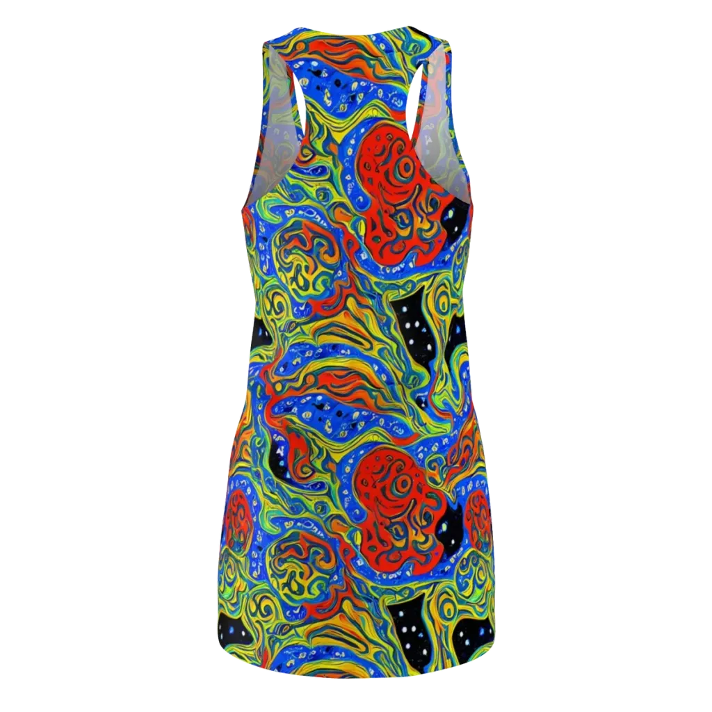 Psychic Sea on Racerback Dress — Back