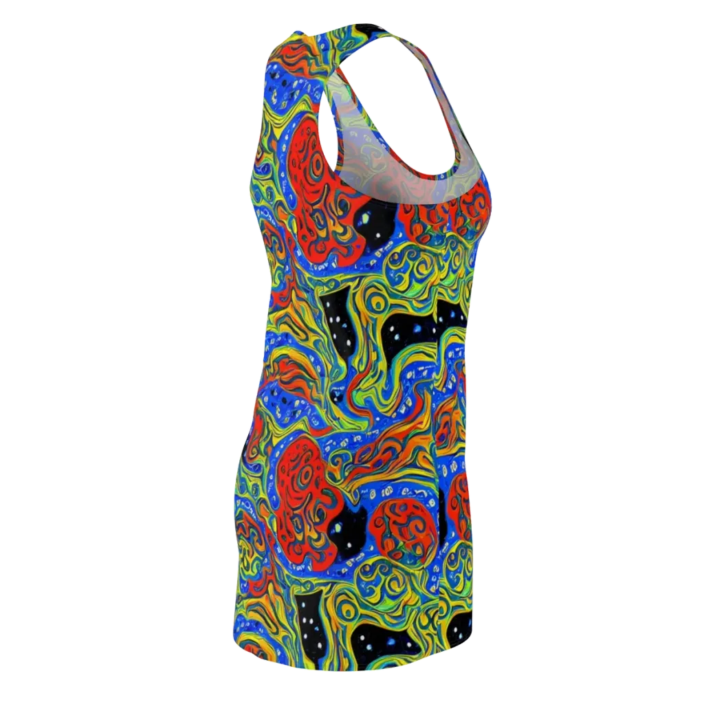Psychic Sea on Racerback Dress — Back Side