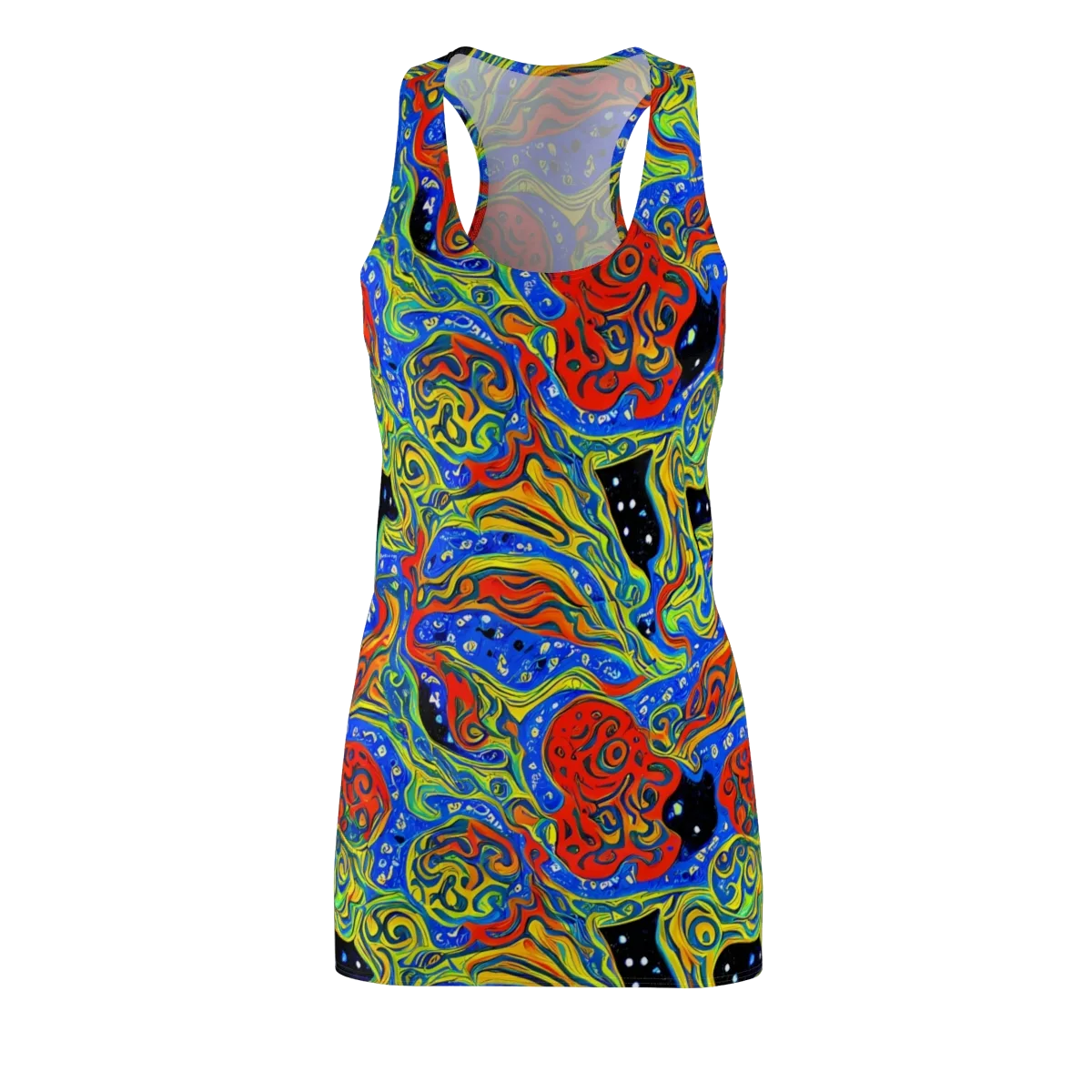 Psychic Sea on Racerback Dress — Front