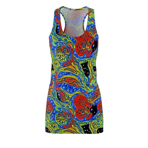 Psychic Sea on a Racerback Dress