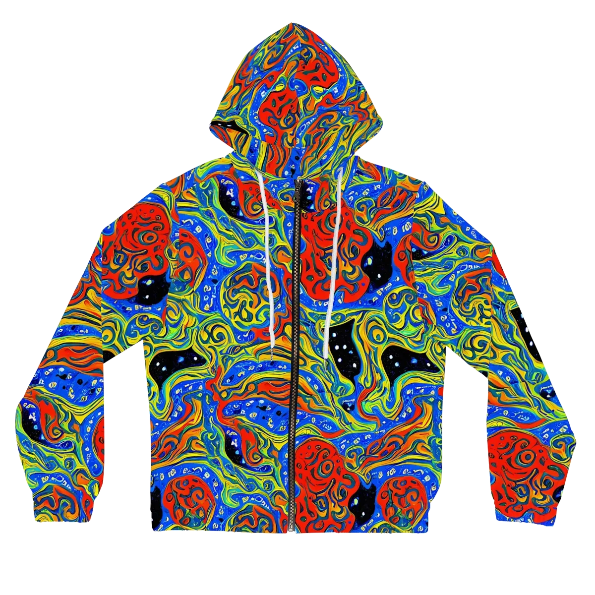 Psychic Sea on Women's Full-Zip Hoodie — Front