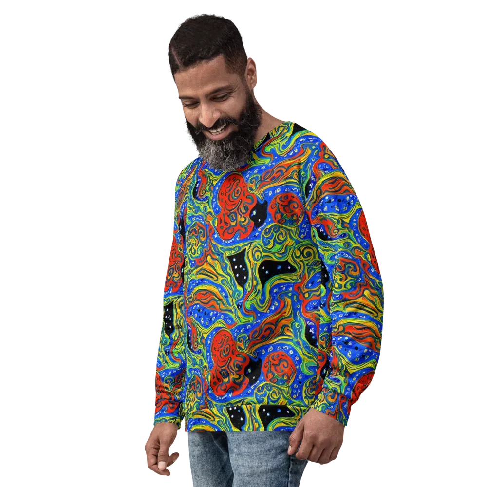 Psychic Sea on Sweatshirt — Left Front