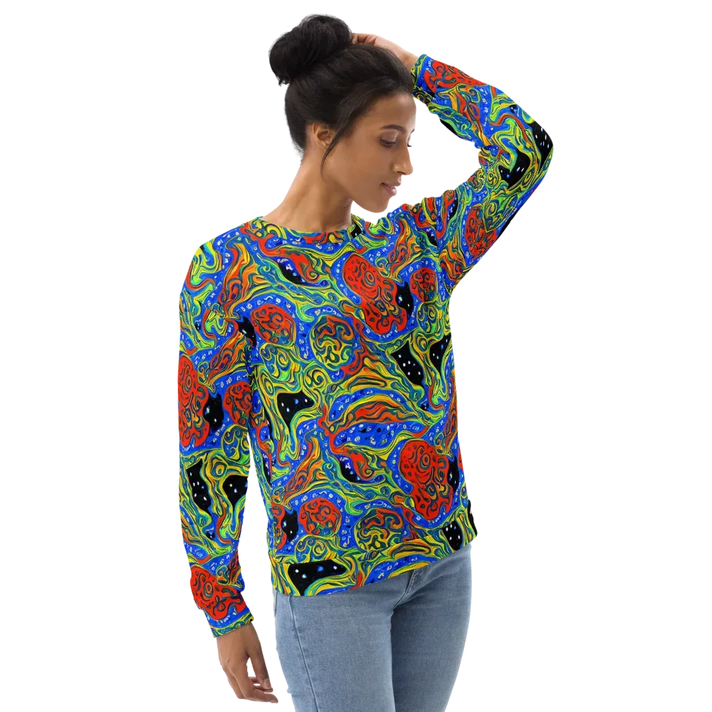 Psychic Sea on Sweatshirt — Right Front