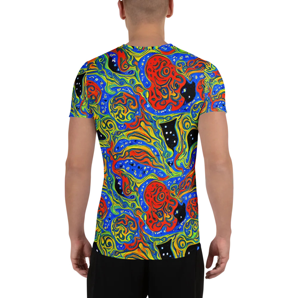 Psychic Sea on Men's Athletic T-Shirt — Back