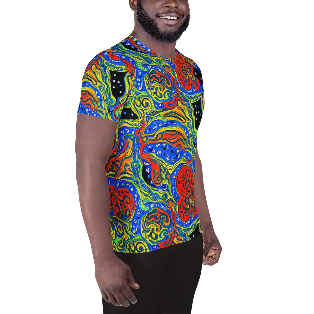 Psychic Sea on Men's Athletic T-Shirt — Right