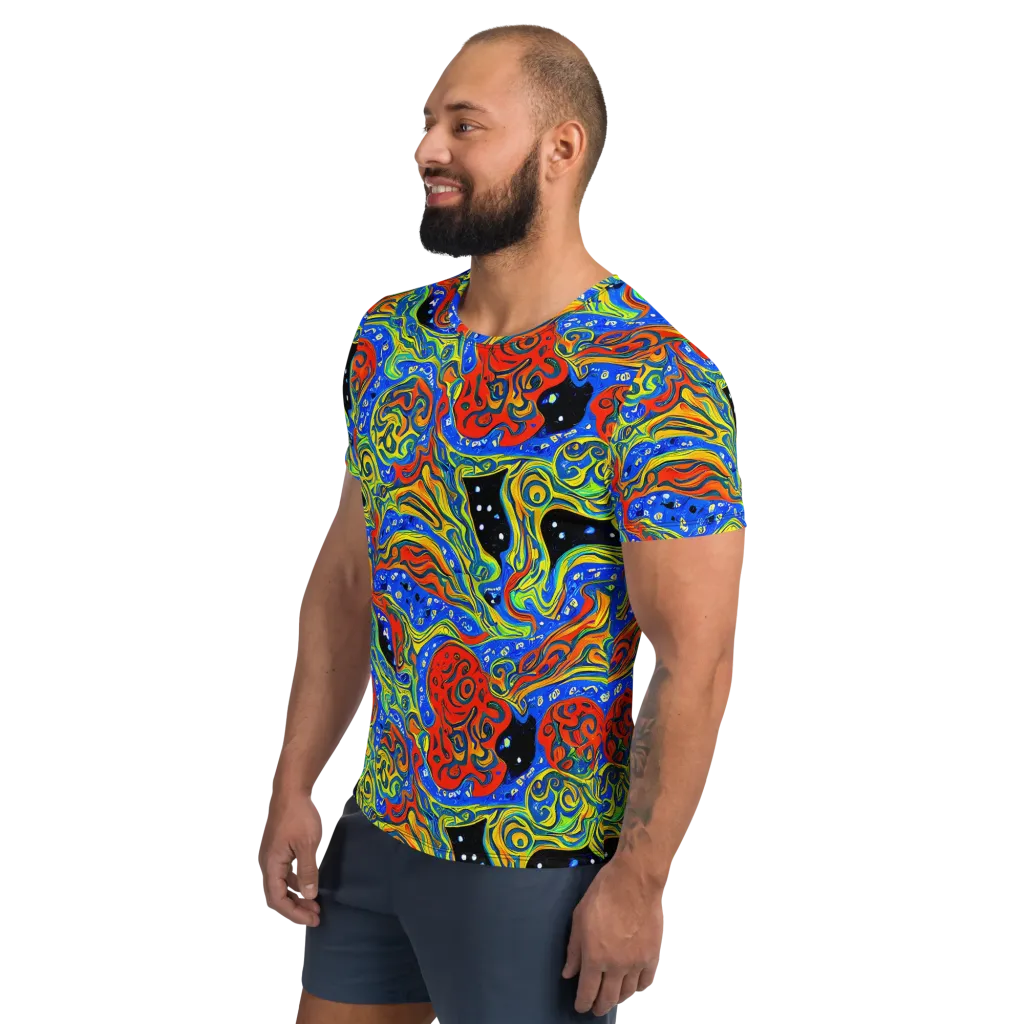 Psychic Sea on Men's Athletic T-Shirt — Left