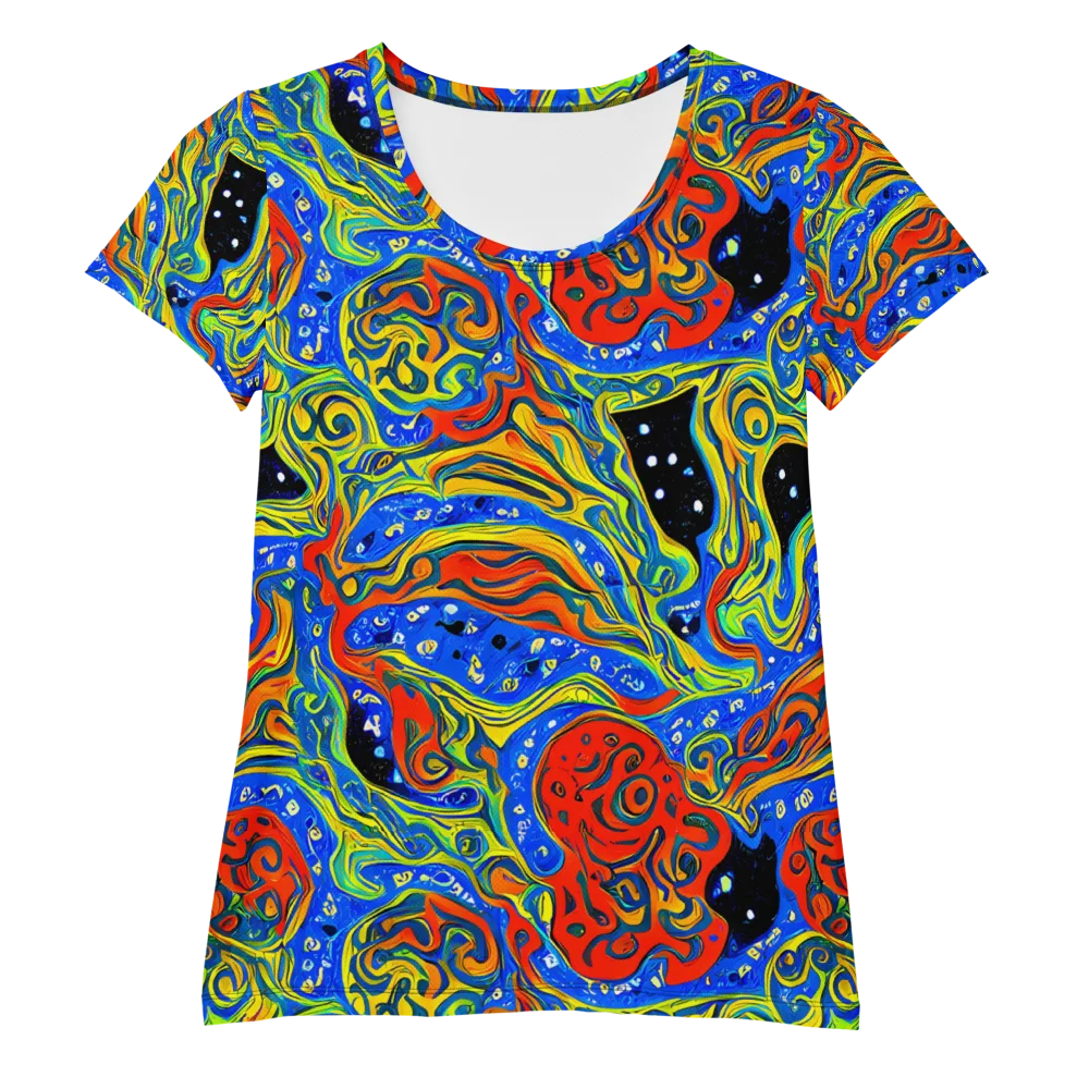 Psychic Sea on Women's Athletic T-Shirt — Front