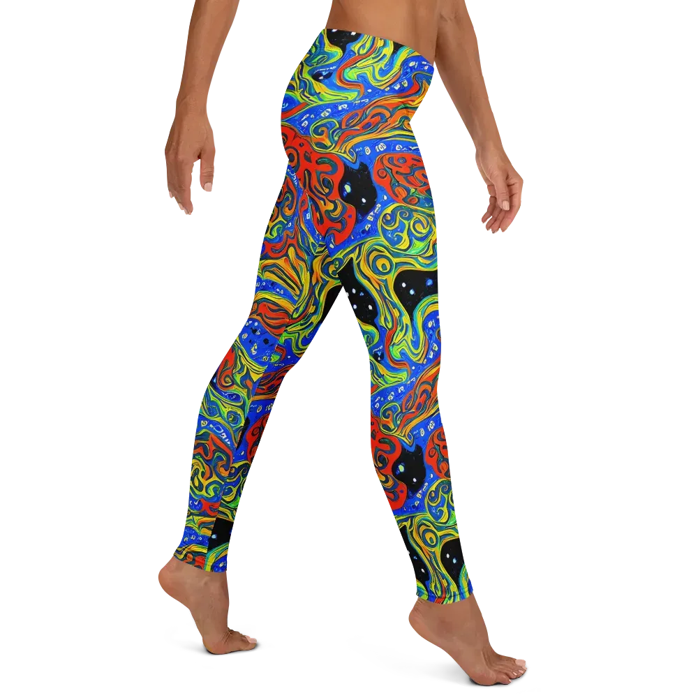 Psychic Sea on Leggings — Right
