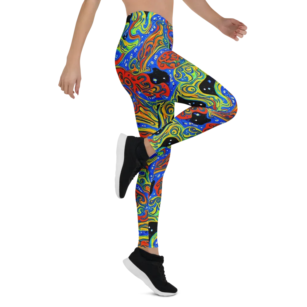 Psychic Sea on Leggings — Right