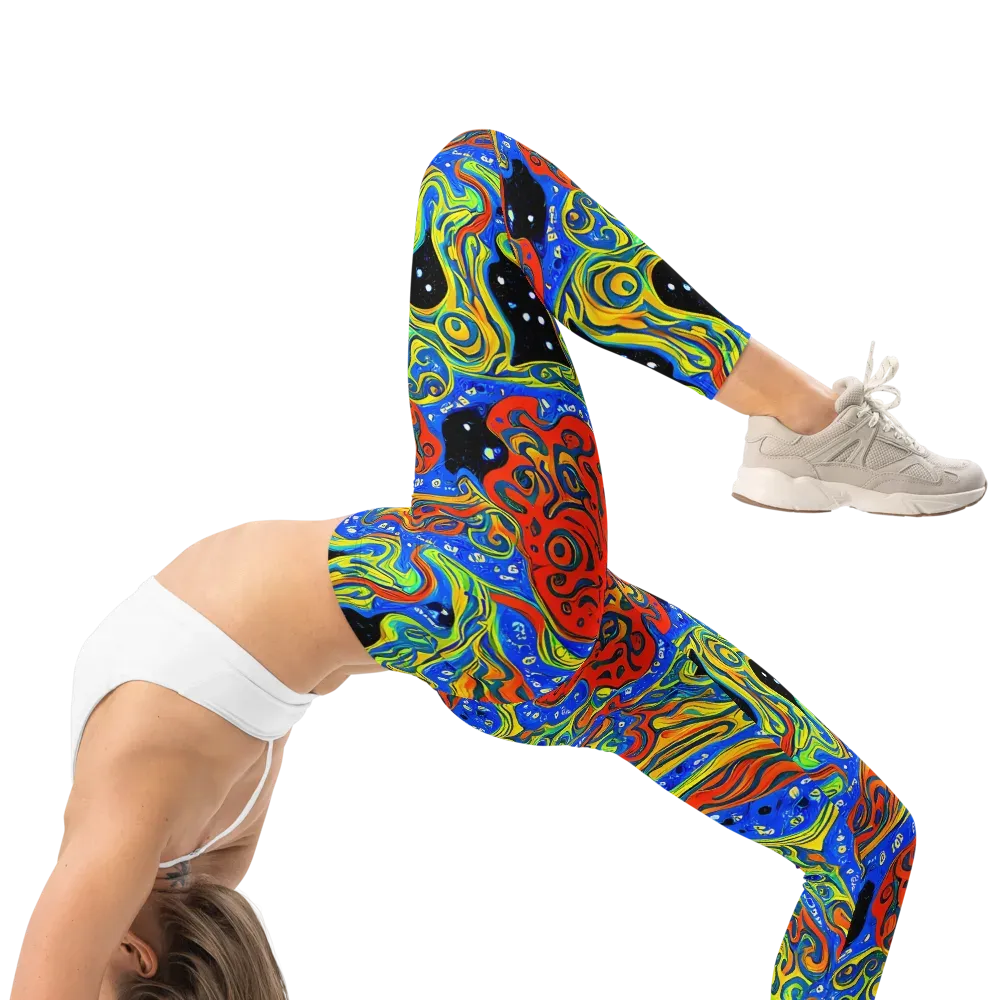 Psychic Sea on Leggings — Right