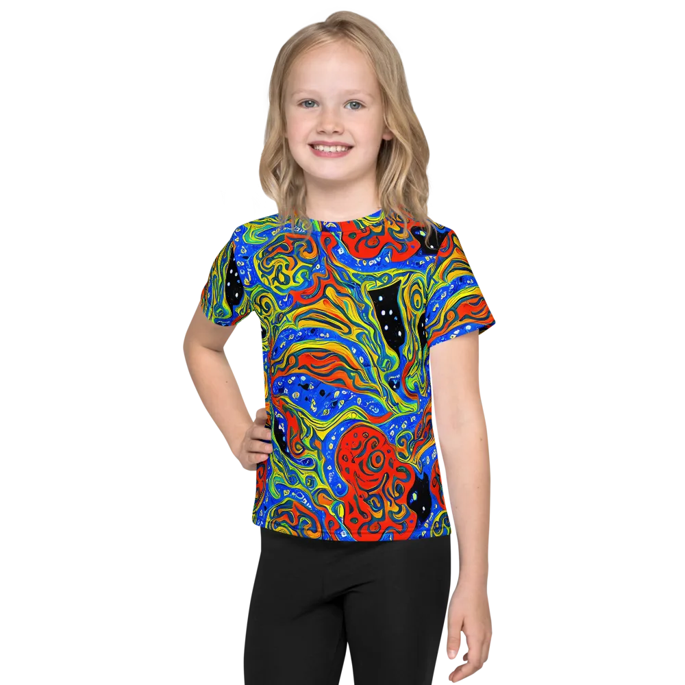 Psychic Sea on Kids Crew Neck T-Shirt — Front
