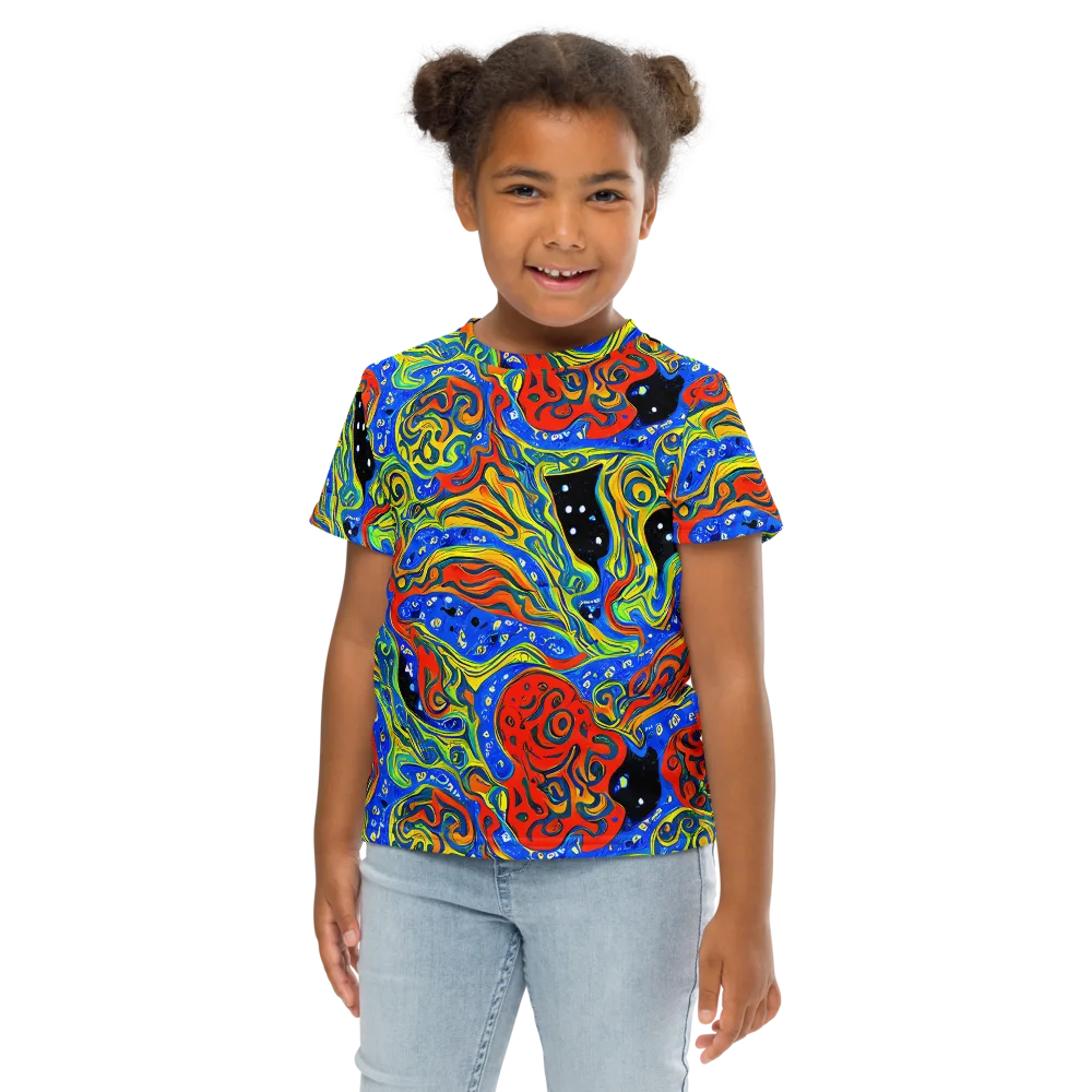 Psychic Sea on Kids Crew Neck T-Shirt — Front