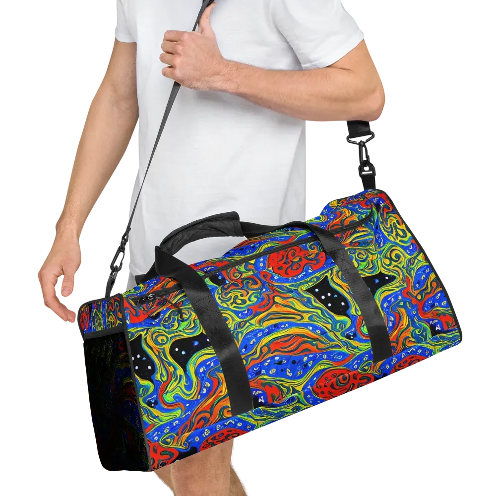 Psychic Sea on Duffle Bag — Right Front