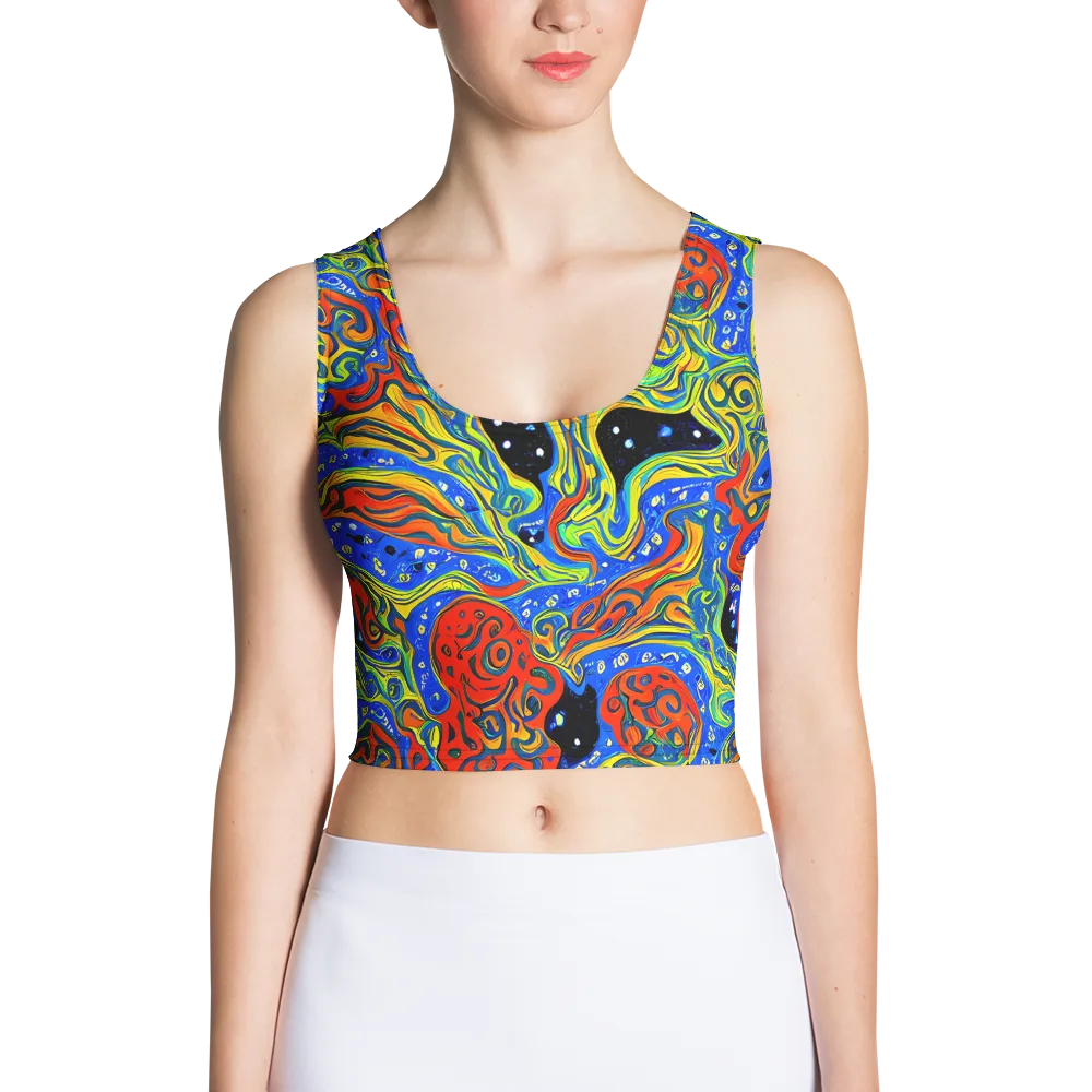 Psychic Sea on Crop Top — Front