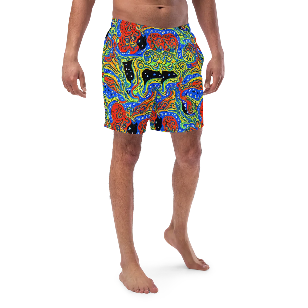 Psychic Sea on Swim Trunks — Front