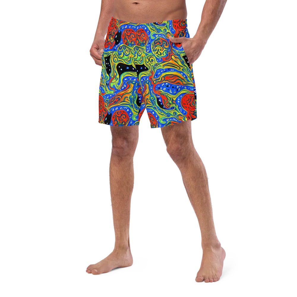 Psychic Sea on Swim Trunks — Left Front