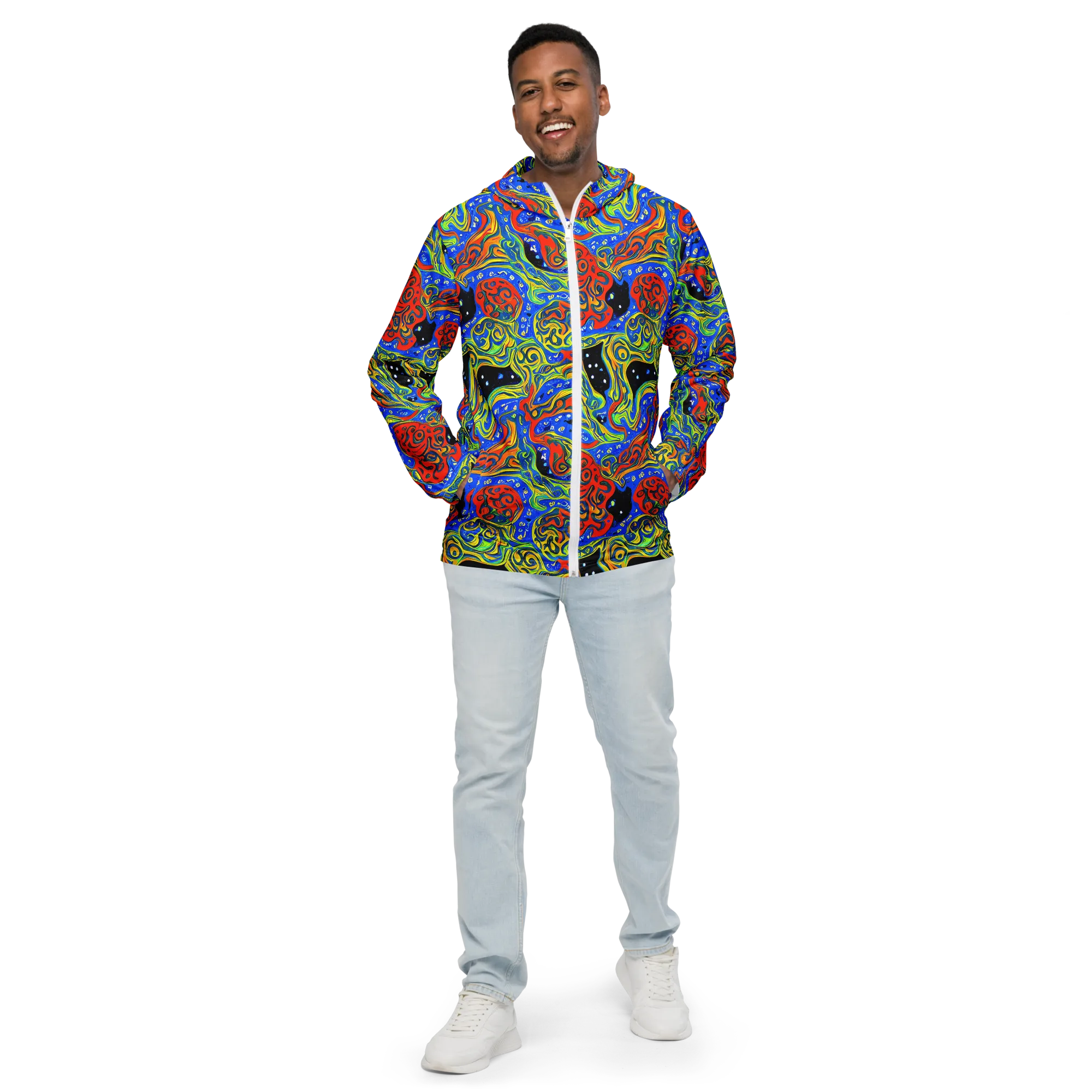 Psychic Sea on Men's Windbreaker — Front