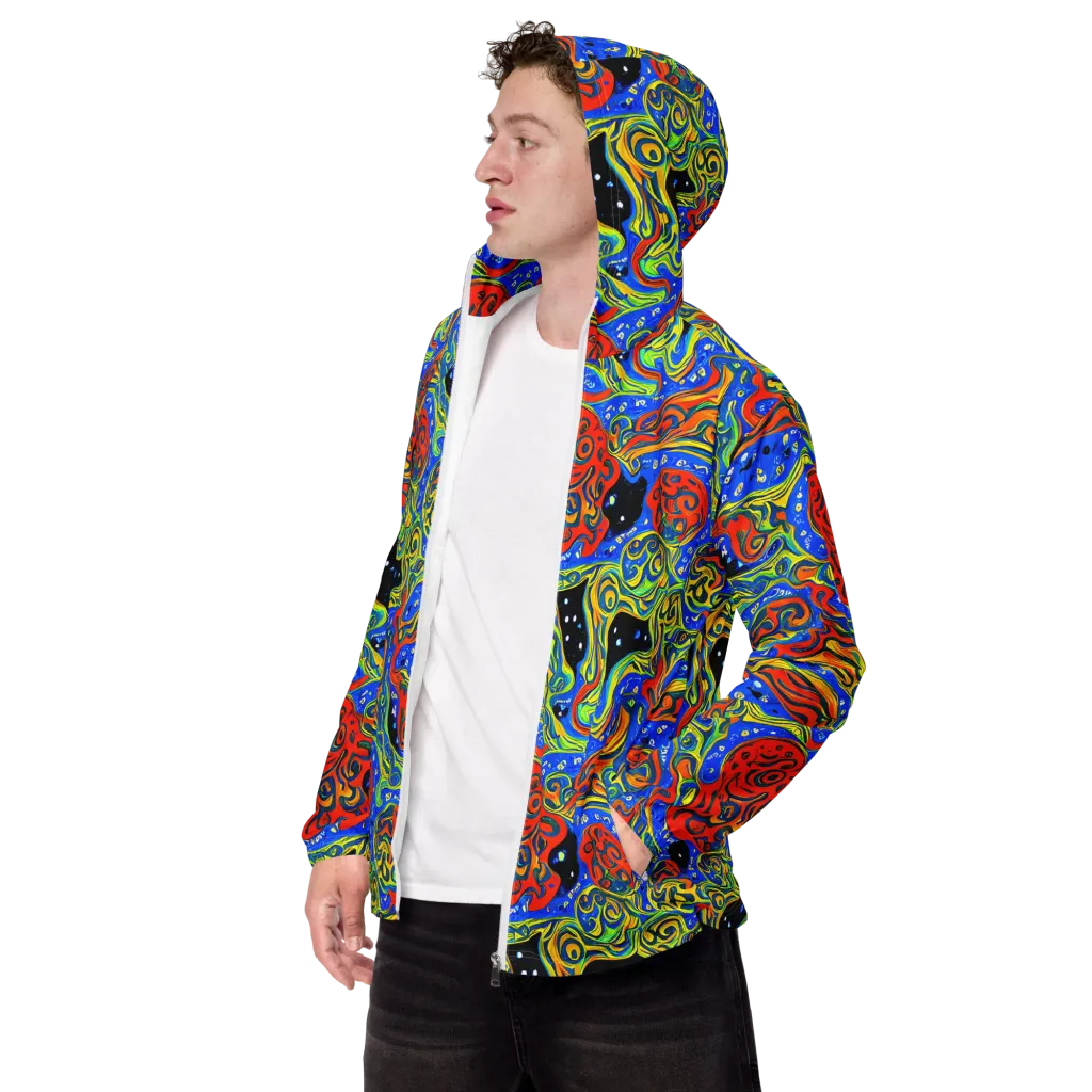 Psychic Sea on Men's Windbreaker — Left Front