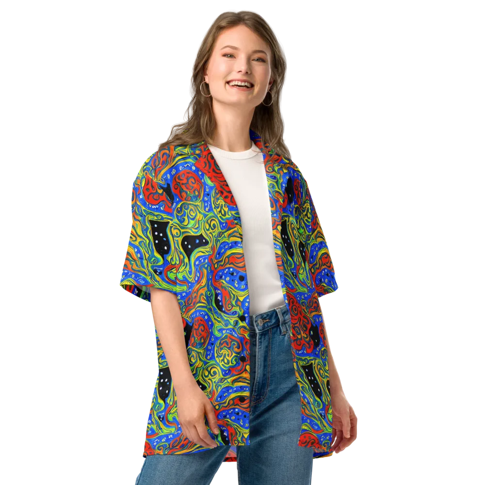 Psychic Sea on Button Shirt — Front