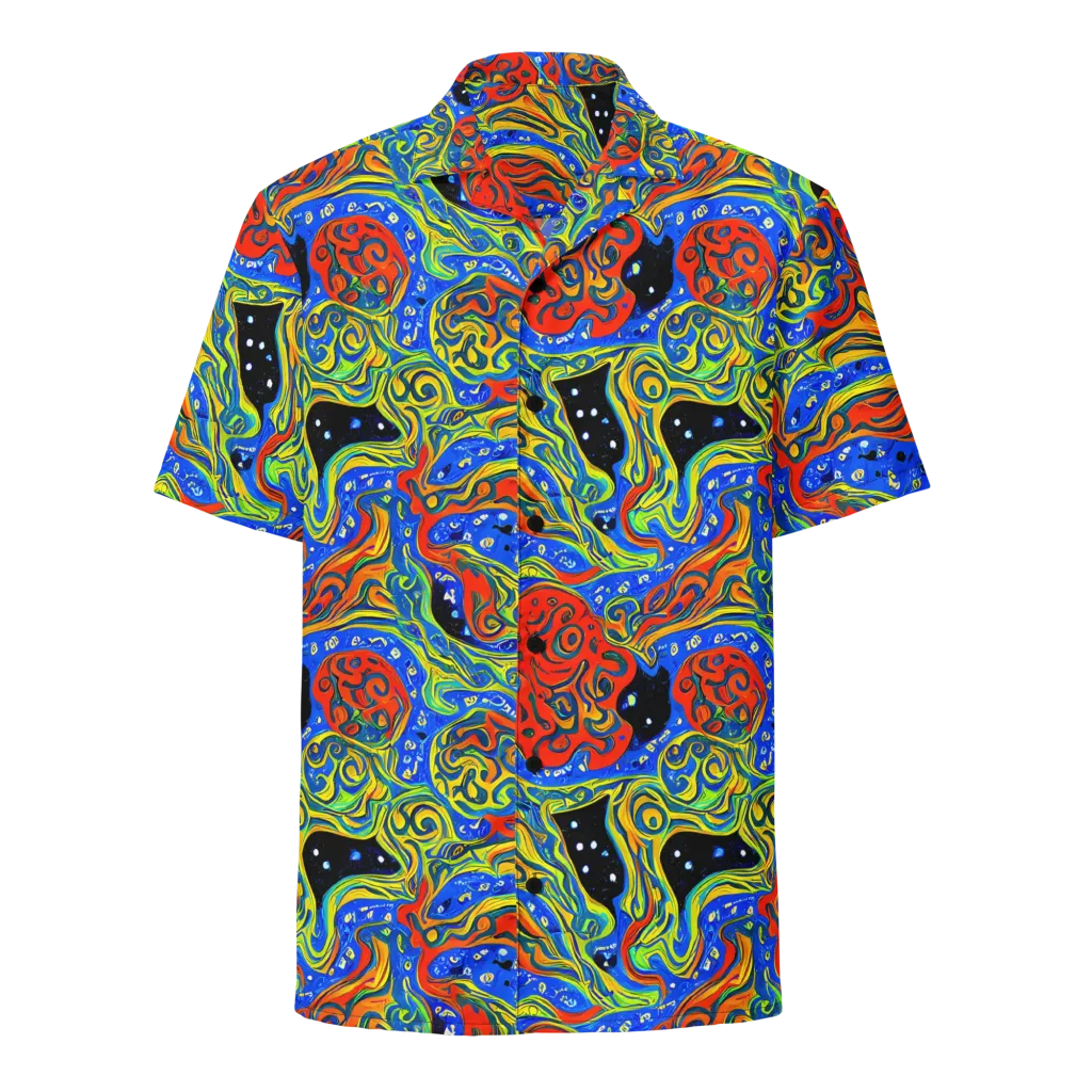 Psychic Sea on Button Shirt — Front