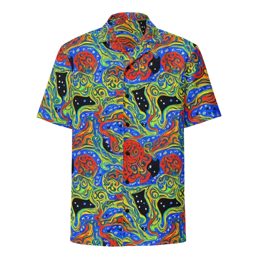 Psychic Sea on a Button Shirt