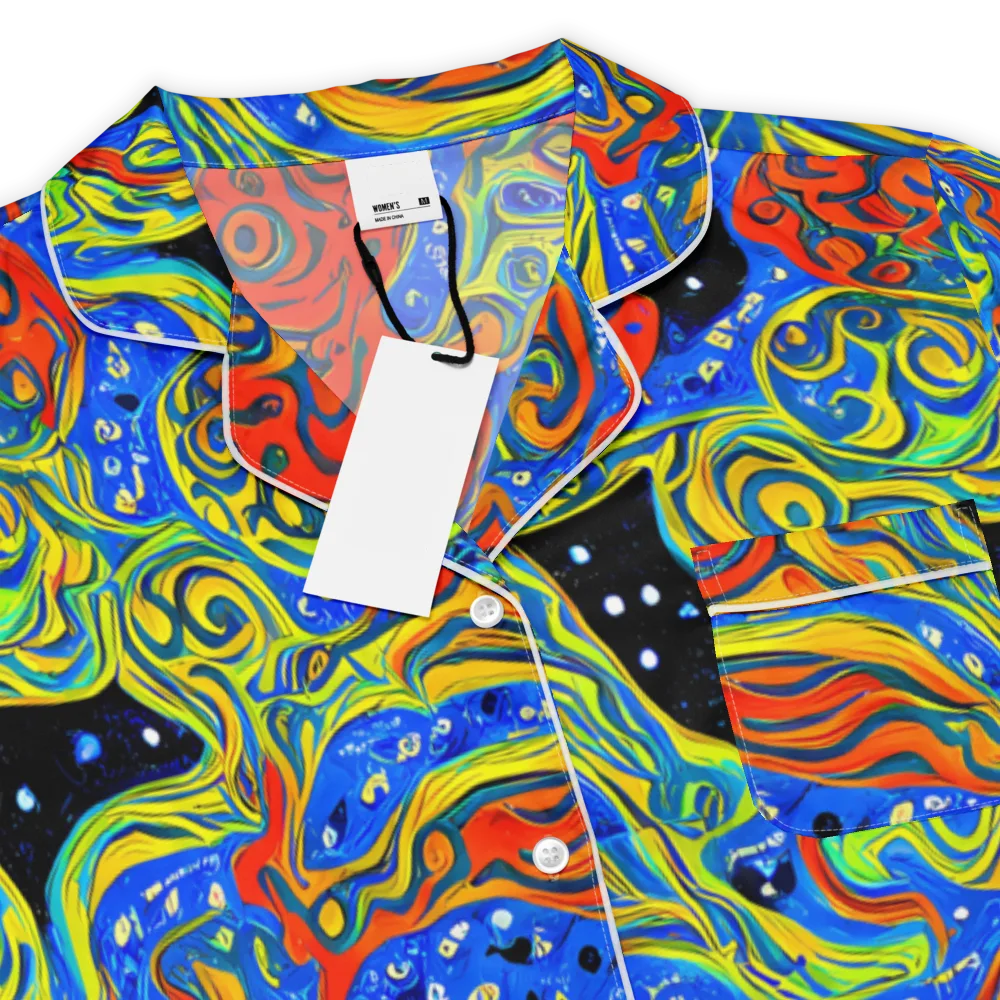 Psychic Sea on Women's Short Sleeve Pajama Top — Product details